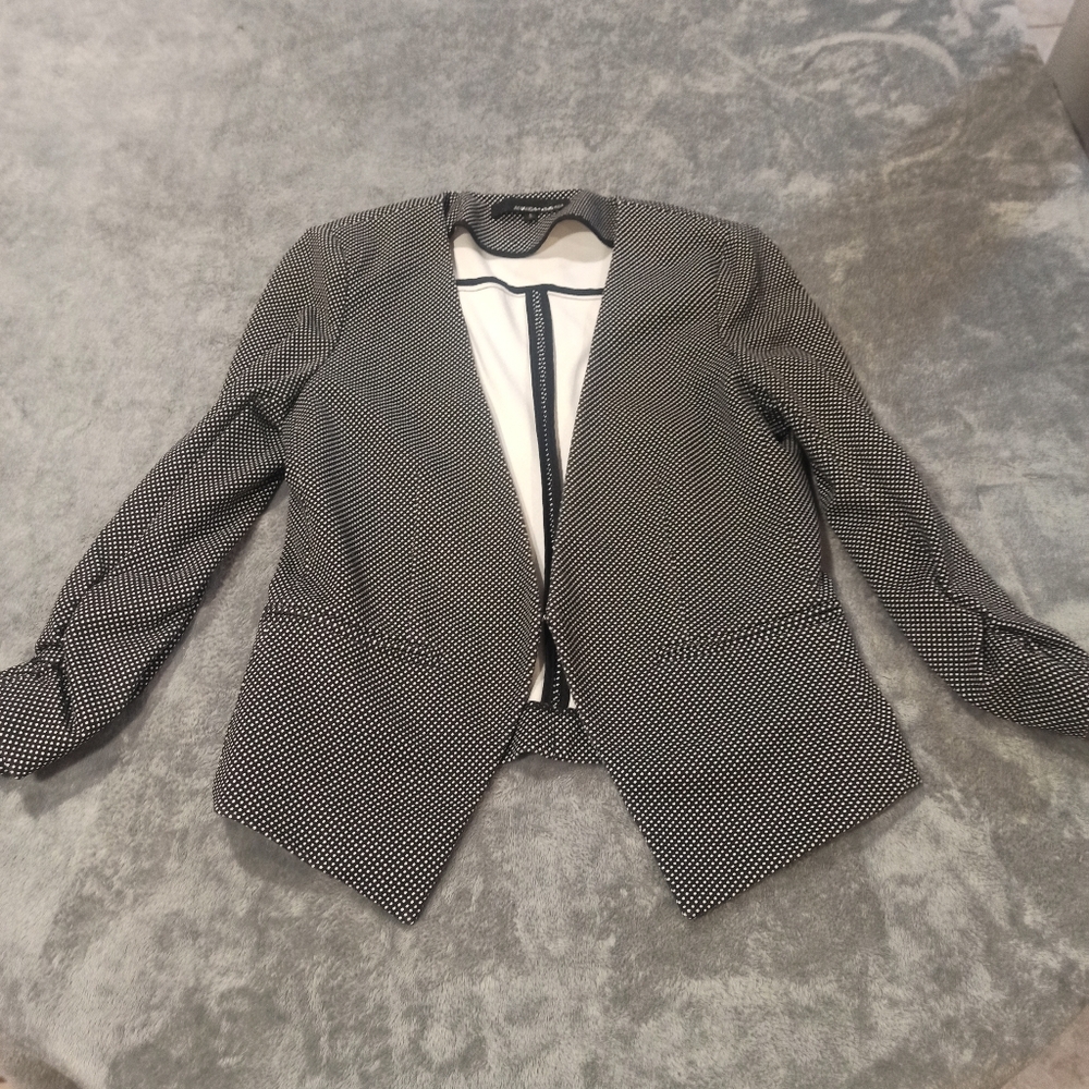 Amanda & Chelsea Women's Polka Dot Blazer Size Small